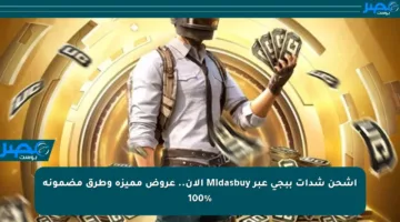 اشحن شدات ببجي عبر Midasbuy الآن.. عروض مميزة وطرق مضمونة 100%